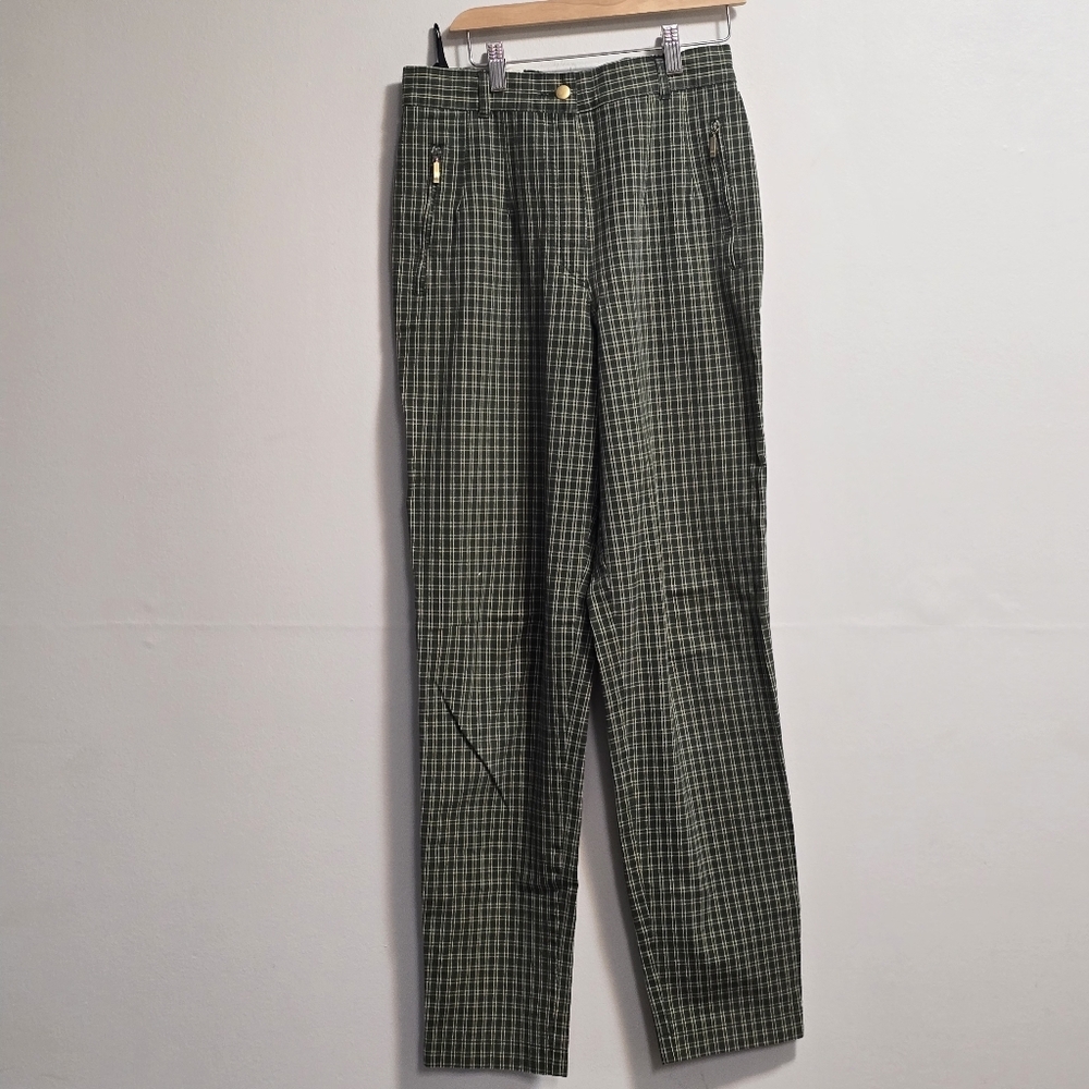 Vintage Bonita Green Checkered Pants